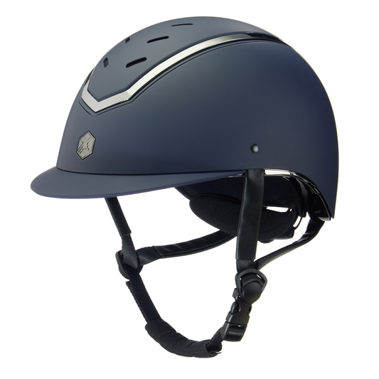 Charles Owen EQX Kylo Matt Riding Helmet Navy