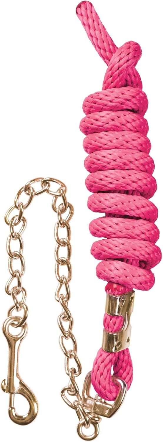 RM Brights leadrope with chain - Pink
