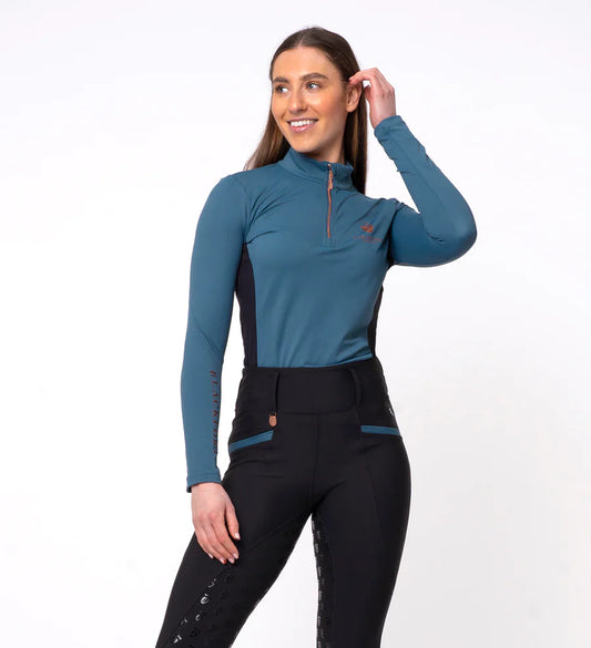 Blackfort Teal Cool Mesh Base Layer