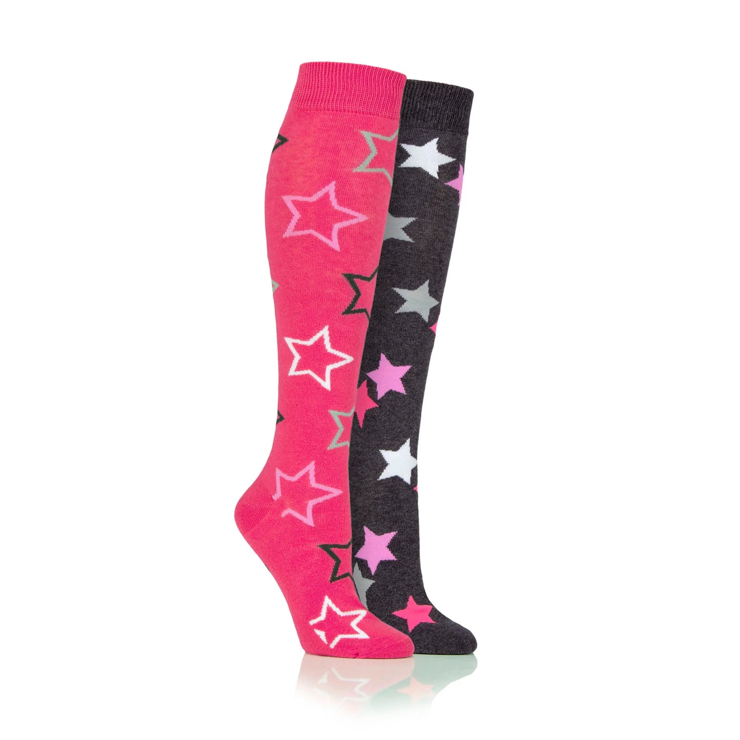 Storm Bloc Children's Cotton rich knee high socks - 2 pack