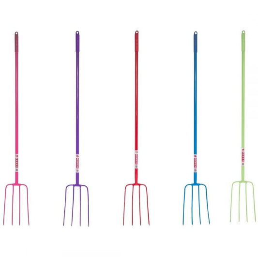 Red Gorilla Straight Handle Manure Fork