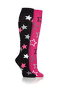 Storm Bloc ladies cotton rich knee high socks - pack of 2