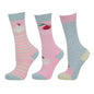 Hy Equestrian Fashion Cupcake Riding Socks 3 Pack