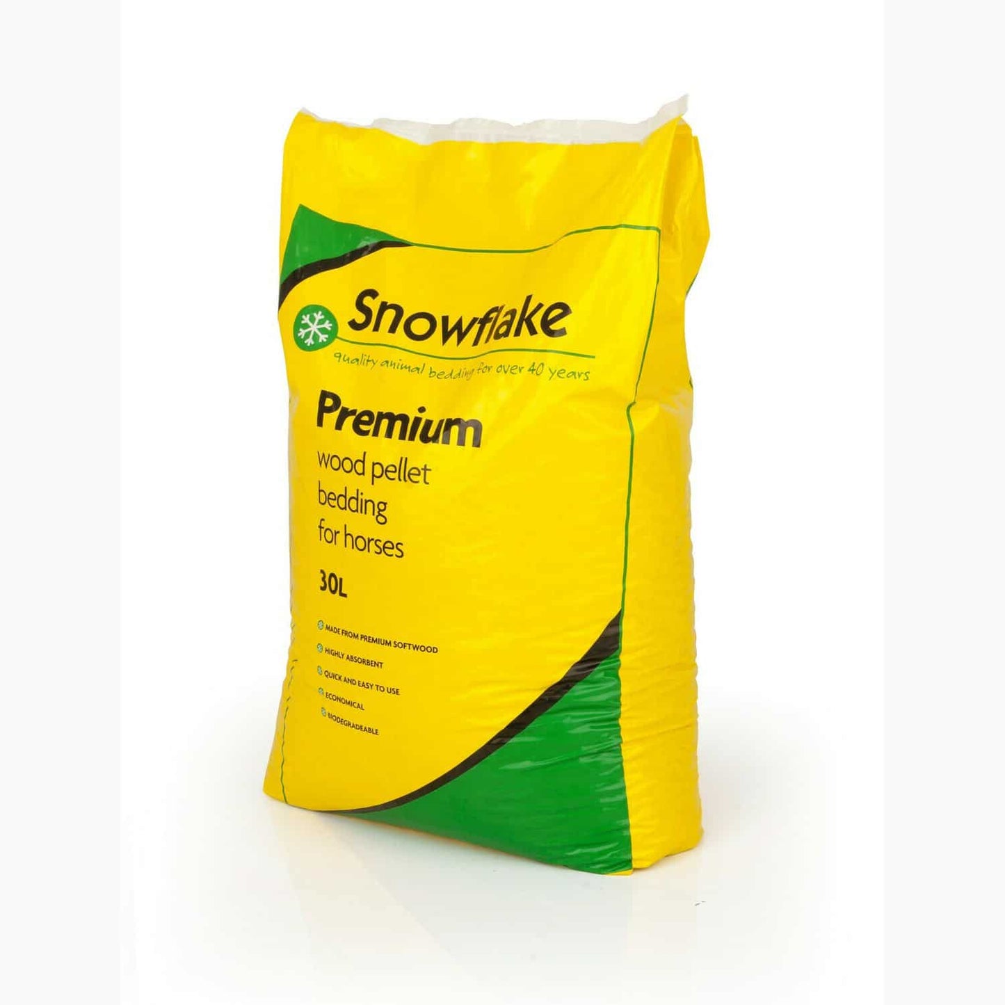 Snowflake wood pellets