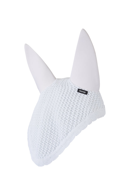 Horze Silent Ear Net - White