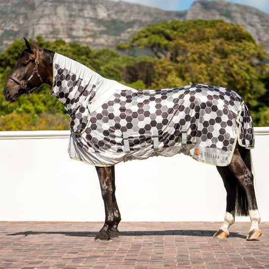 EQUILIBRIUM FIELD RELIEF FLY RUG GREY