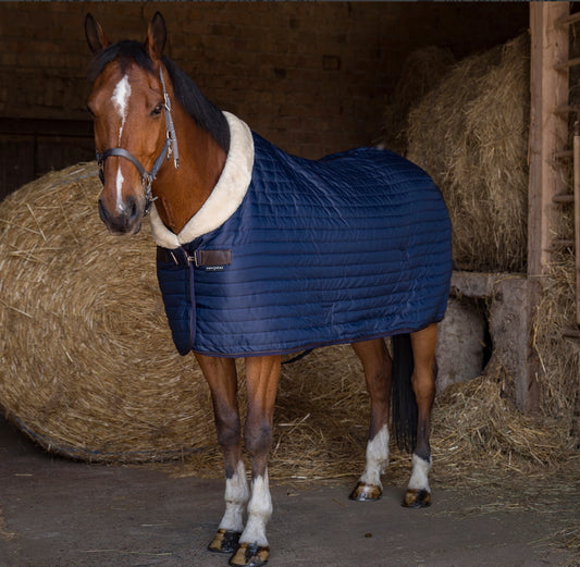 Equi-Theme Teddy Synthetic Sheepskin Lined Stable Rug