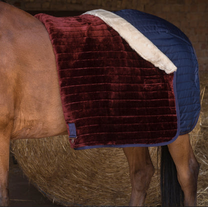 Equi-Theme Teddy Synthetic Sheepskin Lined Stable Rug