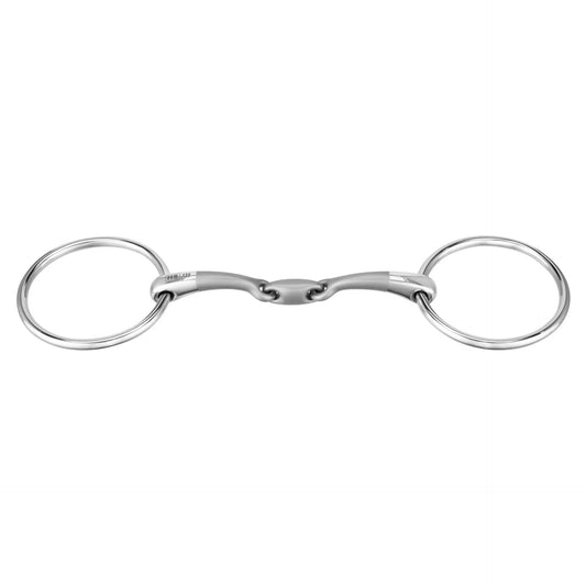 Satinox® Loose Ring Snaffle – 12mm – Double Joint