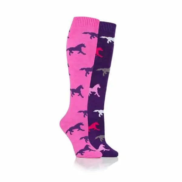 Storm Bloc Children's midweight knee high socks - 2 pack