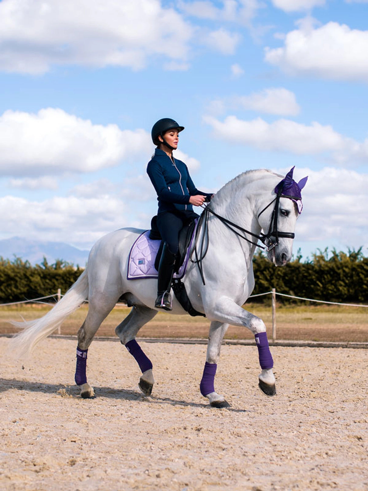 Equestrian Stockholm Lavender Saddle Pad