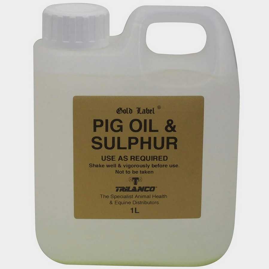 Gold Label Pig Oil and Sulphur