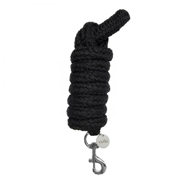 black Kieffer Satin Shine Leadrope