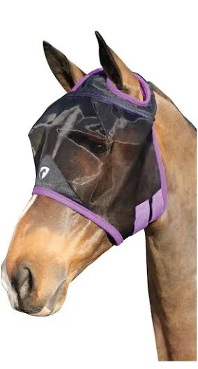 Hy Equestrian Mesh Half Mask Without Ears